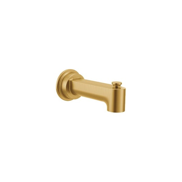 Moen Greenfield Diverting Tub Spout in Brushed Gold 4325BG - main